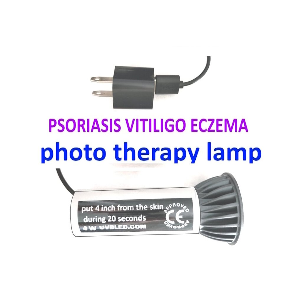 medical lamp for psoriasis, vitiligo, and eczema
